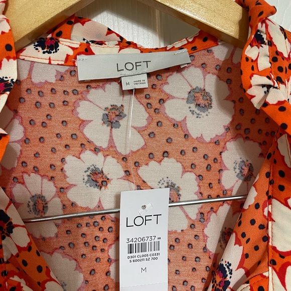 Loft mixed media blouse - Picture 2 of 3